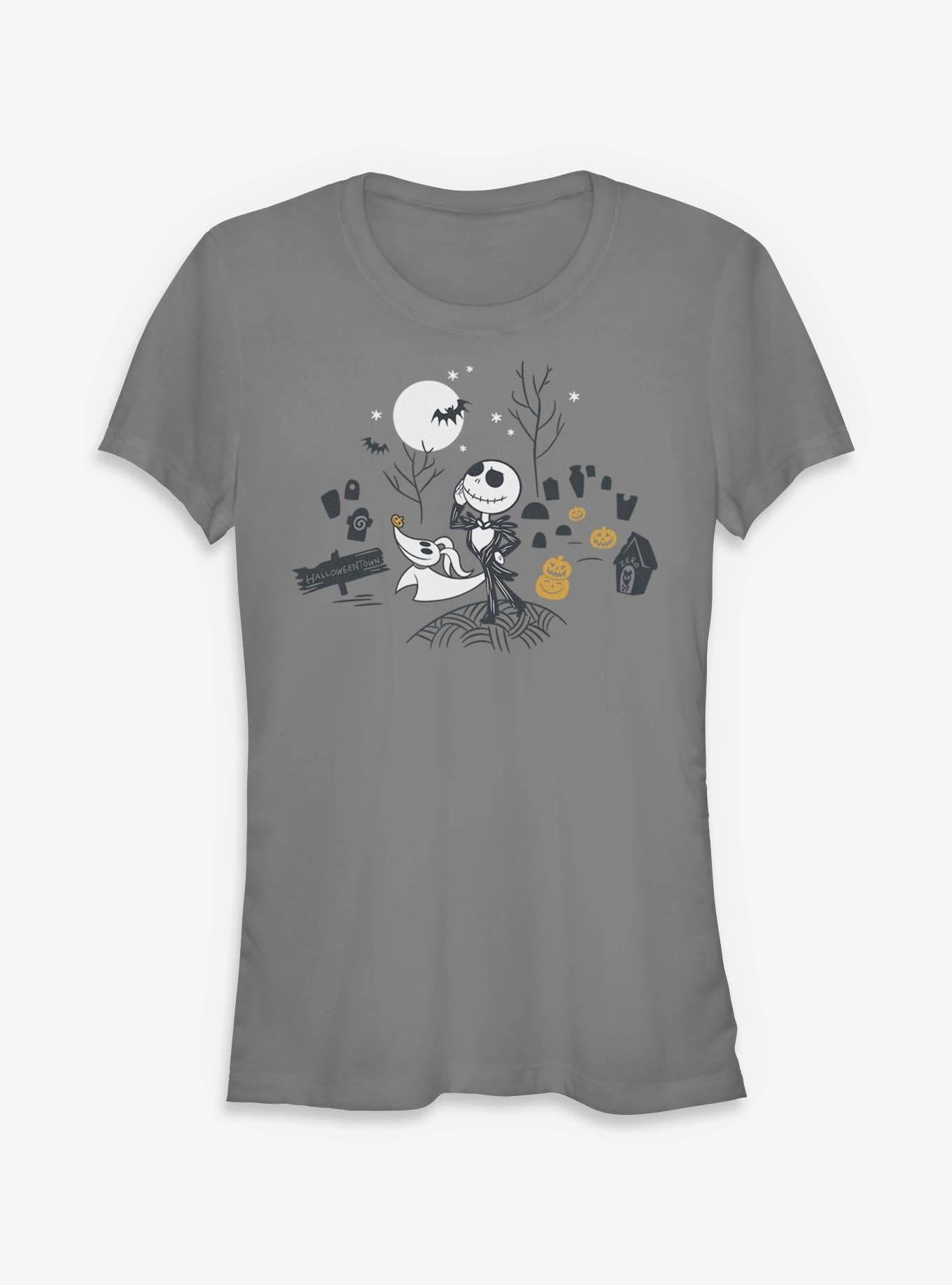 Disney The Nightmare Before Christmas Halloweentown Girls T-Shirt T-Shirt | Premium Graphic | Top Pick For Fans