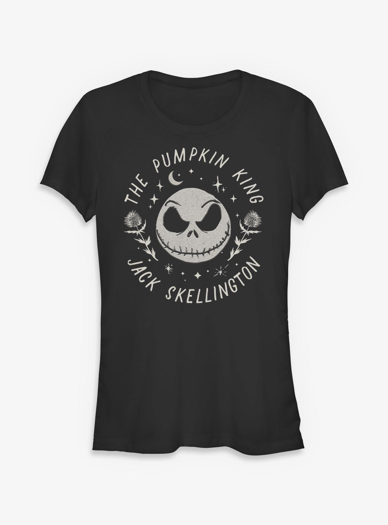 Disney The Nightmare Before Christmas Jack Floral Girls T-Shirt T-Shirt | Best-Selling Artwork | Must-Have Style