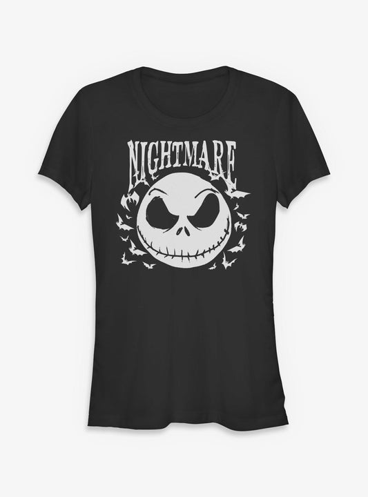 Disney The Nightmare Before Christmas Nightmare Jack Girls T-Shirt T-Shirt | Exclusive Edition | Trending Now