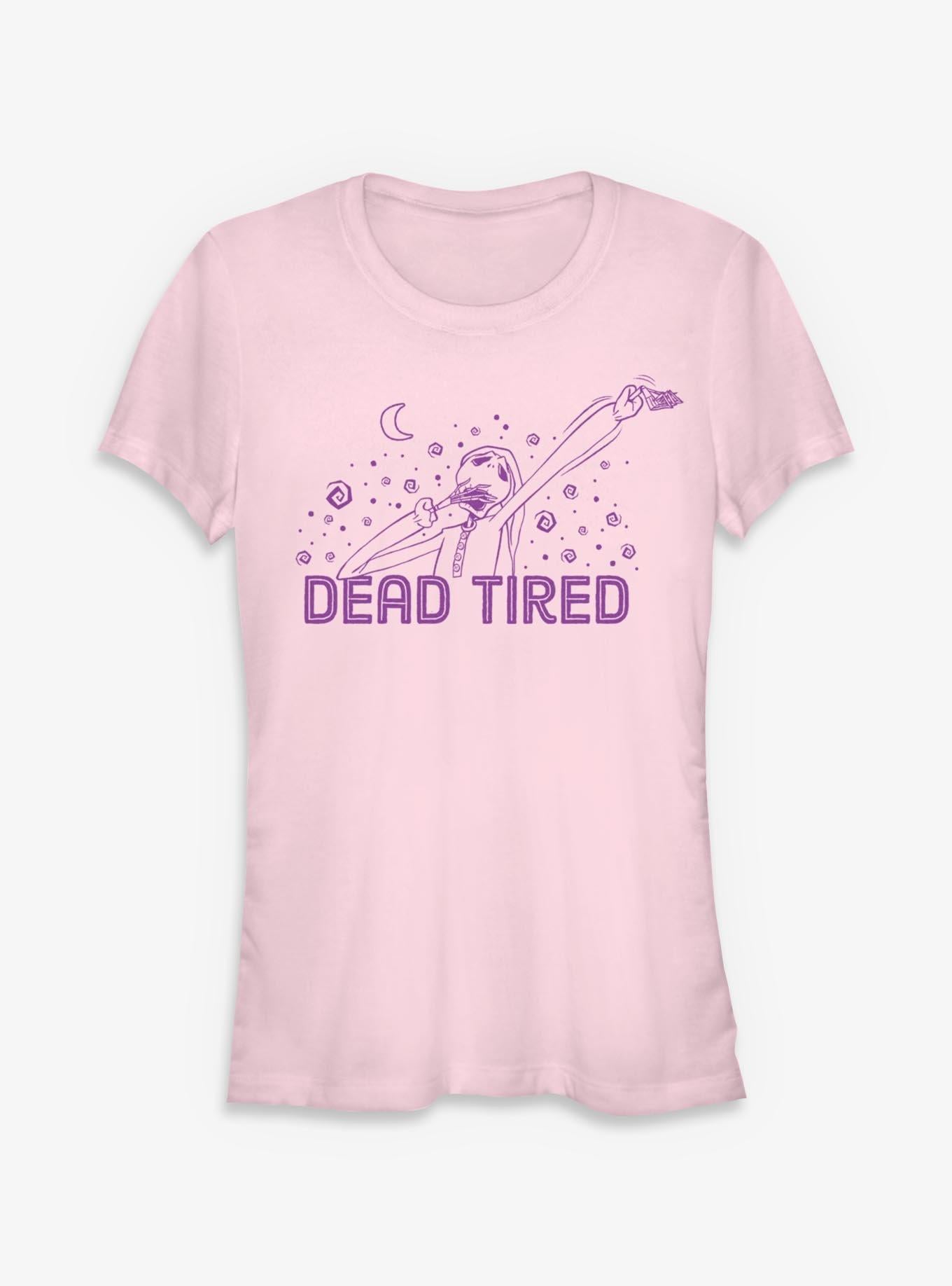 Disney The Nightmare Before Christmas Jack Is Dead Tired Girls T-Shirt T-Shirt | High-Quality Print | Perfect For Daily Wear