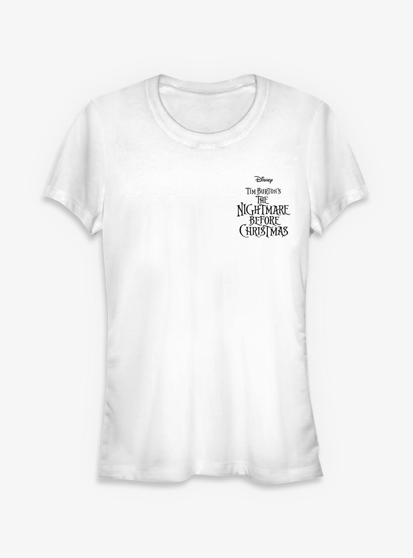 Disney The Nightmare Before Christmas Logo Pocket Girls T-Shirt T-Shirt | Streetwear Vibe | Top Pick For Fans