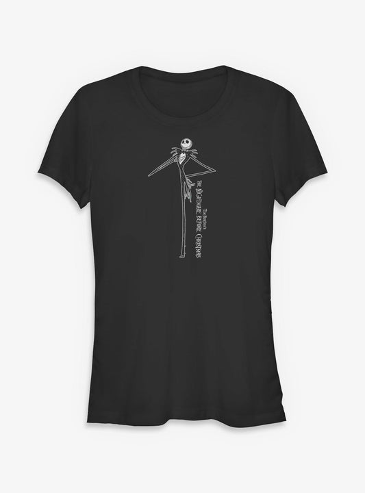 Disney The Nightmare Before Christmas Jack Your Favorite Nightmare Girls T-Shirt T-Shirt | Viral Style | Great Gift Idea