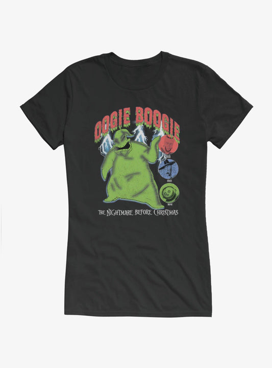 Disney The Nightmare Before Christmas Oogie Boogie Girls T-Shirt Hot Topic Exclusive T-Shirt | Viral Style | High Demand Item