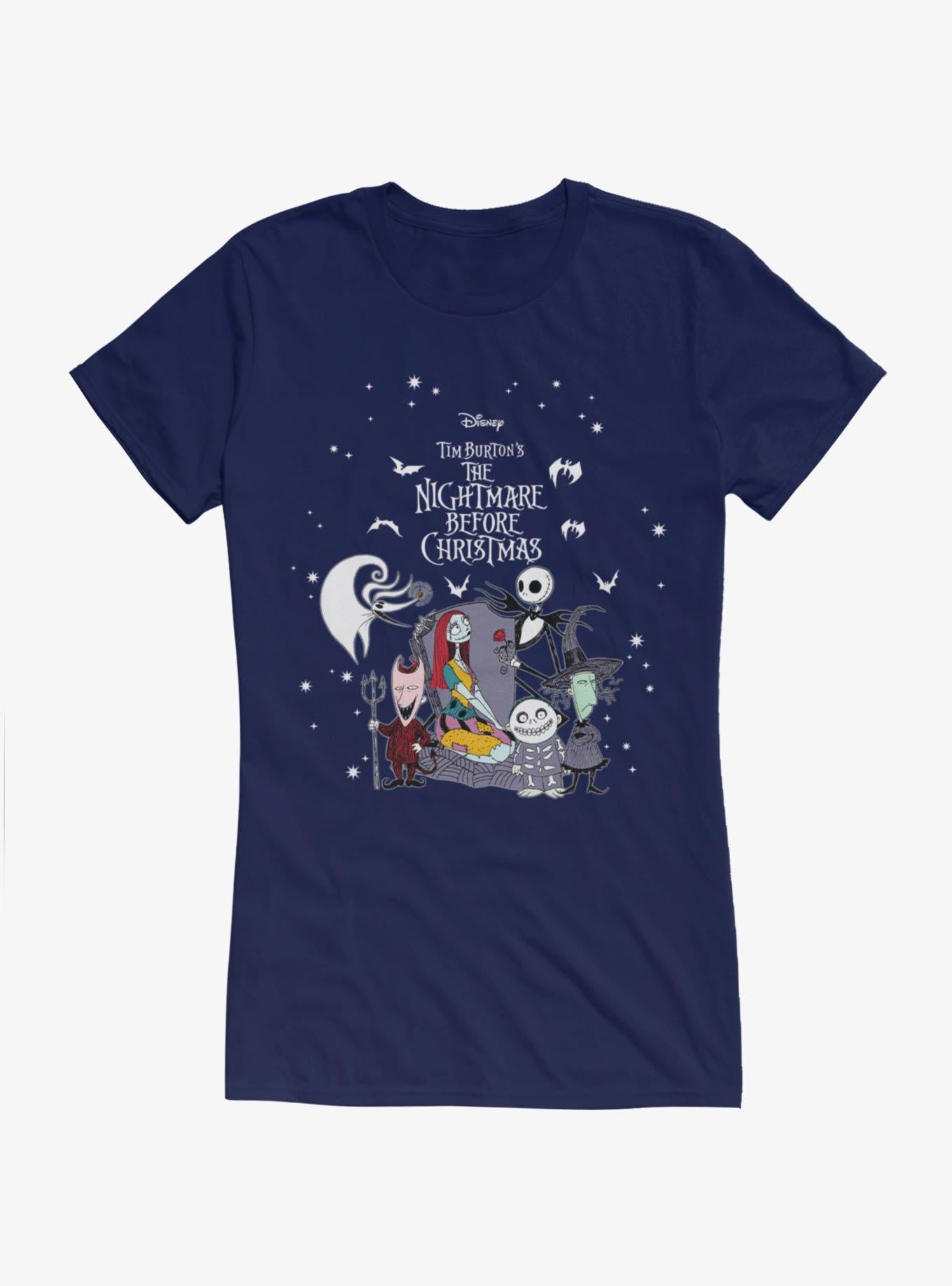 Disney The Nightmare Before Christmas Stars Girls T-Shirt Hot Topic Exclusive T-Shirt | Exclusive Edition | Great Gift Idea