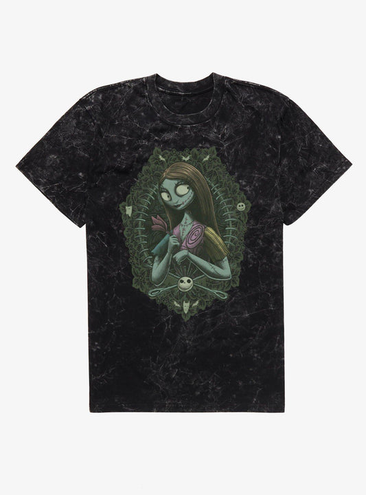 Disney The Nightmare Before Christmas Sally Mineral Wash T-Shirt Hot Topic Exclusive T-Shirt | High-Quality Print | Top Pick For Fans