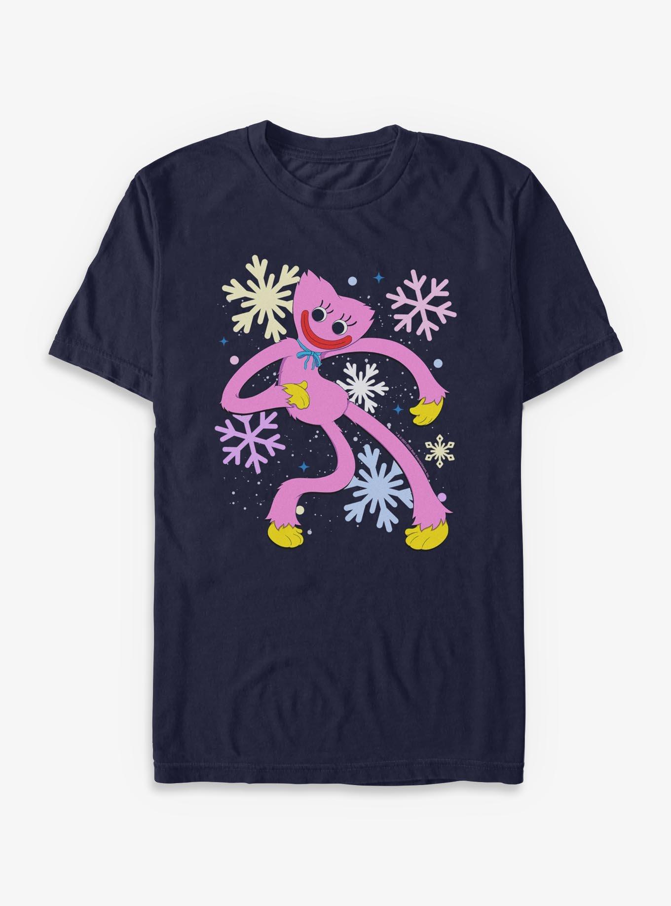 Poppy Playtime Kissy Missy Snowflakes T-Shirt