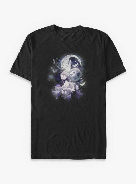 Disney The Nightmare Before Christmas Jack And Friends Glow Night Big Tall T-Shirt T-Shirt | Premium Graphic | Must-Have Style