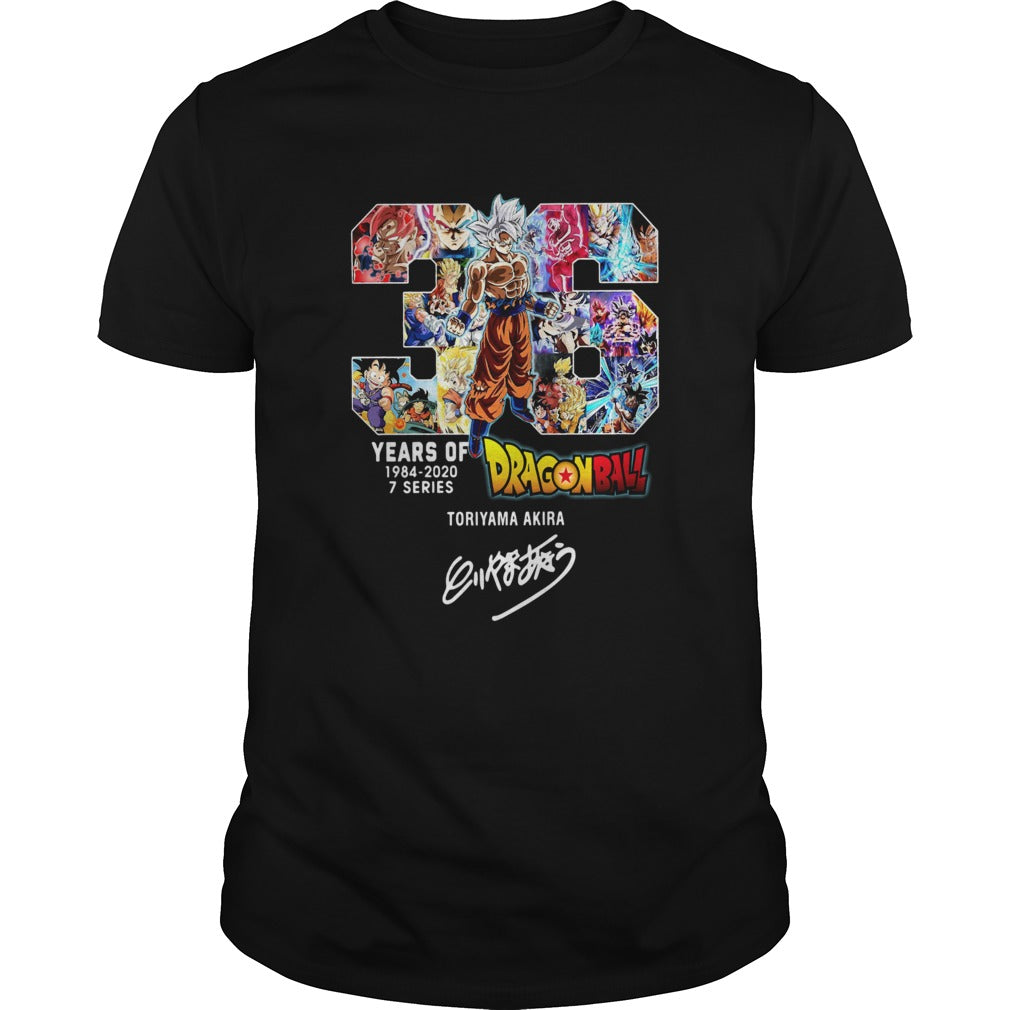36 Years Of Dragonball 19842020 Toriyama Akira shirt