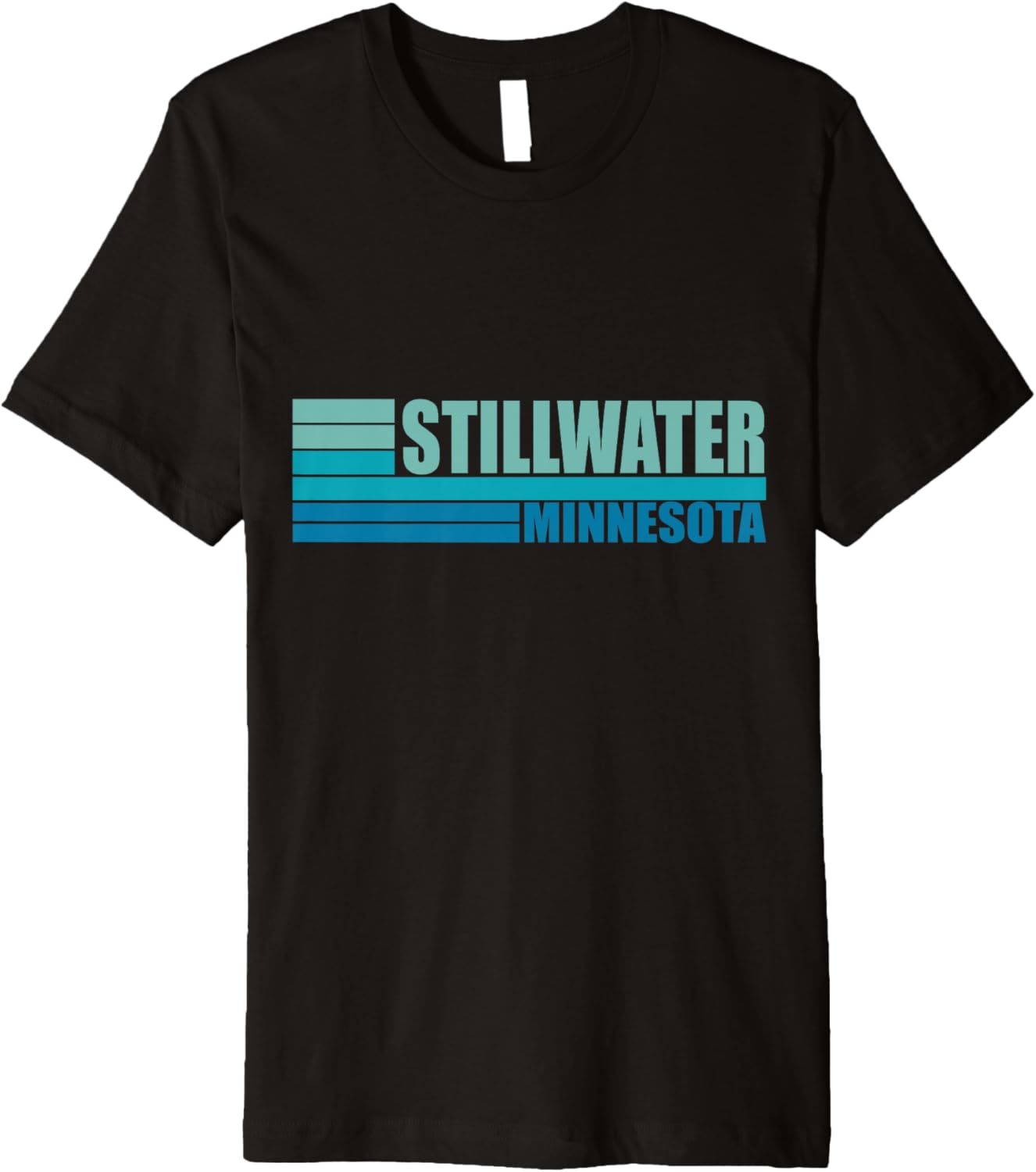 Blue Vintage Stillwater City Fun Real Place in Minnesota MN Premium