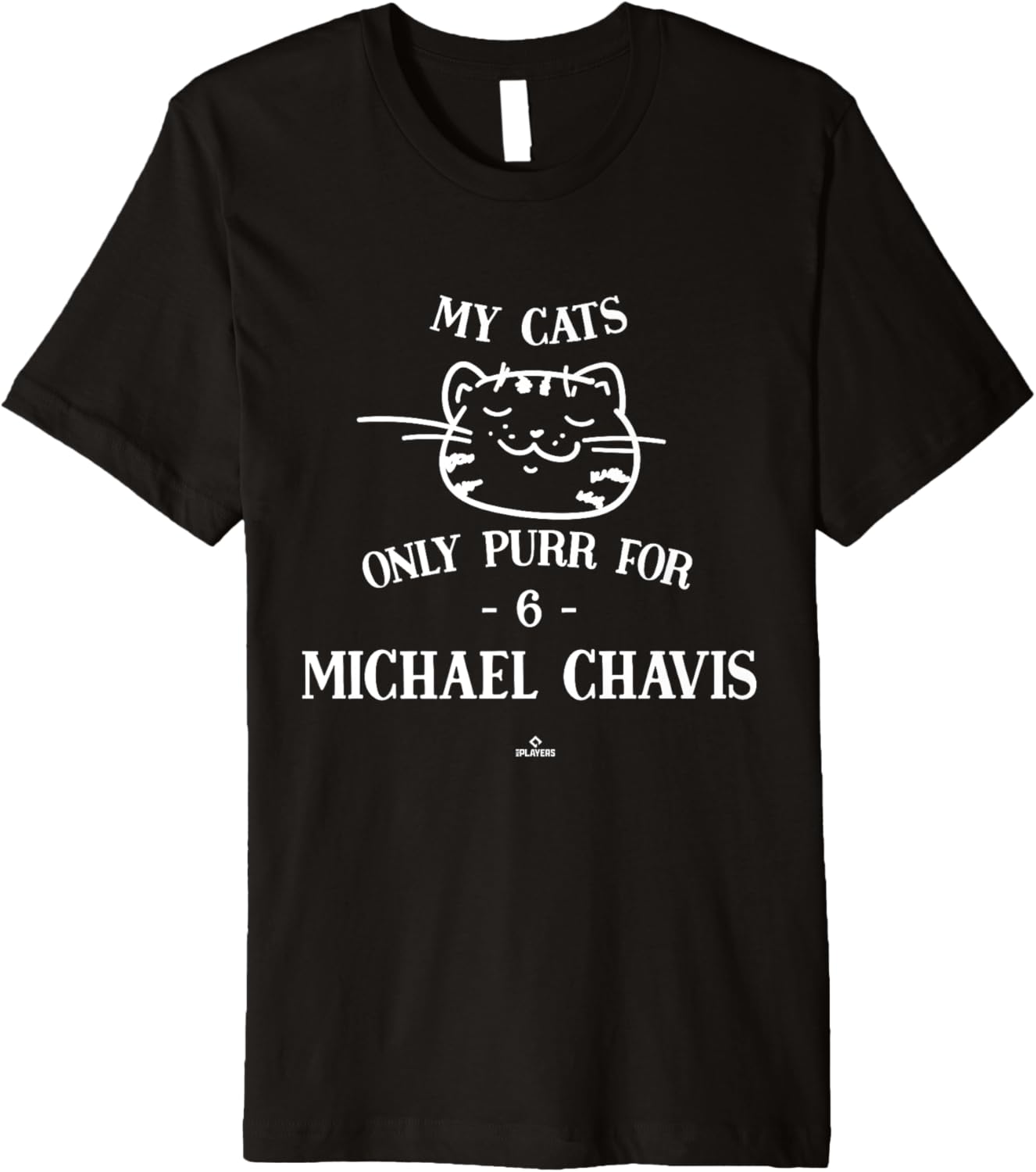 Cat Lovers for Michael Chavis Washington MLBPA Premium