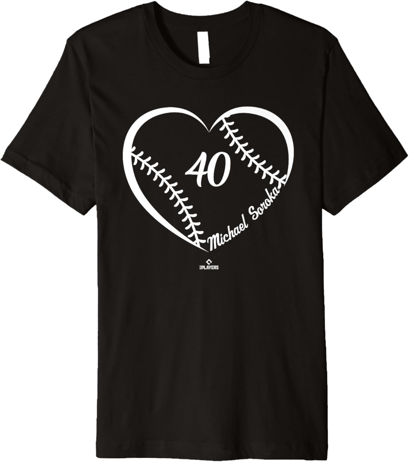 Baseball Heart Number Michael Soroka MLBPA Premium