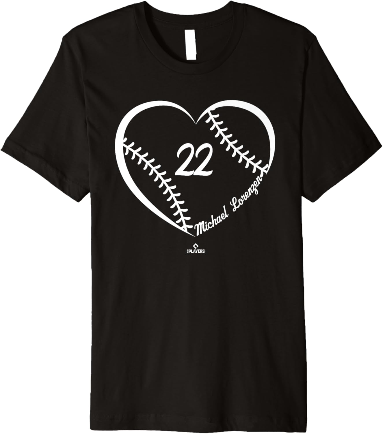 Baseball Heart Number Michael Lorenzen MLBPA Premium