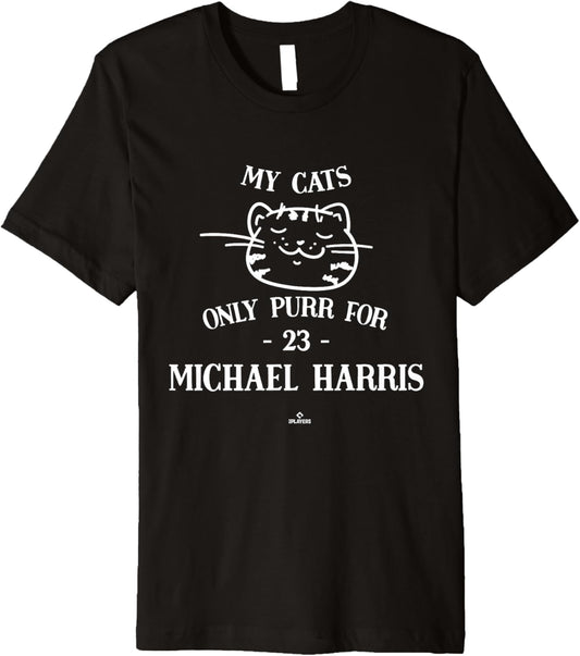 Cat Lovers for Michael Harris Atlanta MLBPA Premium