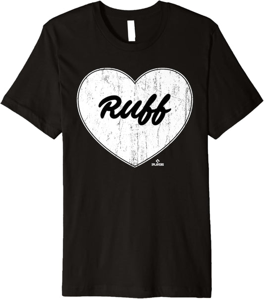 Distressed Heart Michael Ruff Prospect Baseball Fan Gear Premium