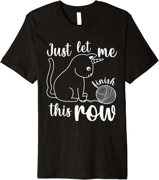 Funny Knitting Crochet Crocheting Unicorn Yarn Mom Women Premium