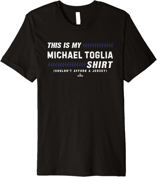 This Is My Shirt for Michael Toglia Colorado Baseball MLBPA Premium