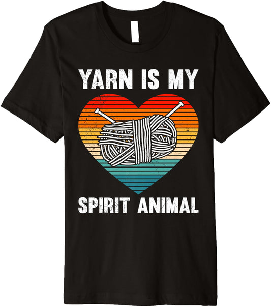 Yarn Collector YARN IS MY SPIRIT ANIMAL Yarn Collection Premium