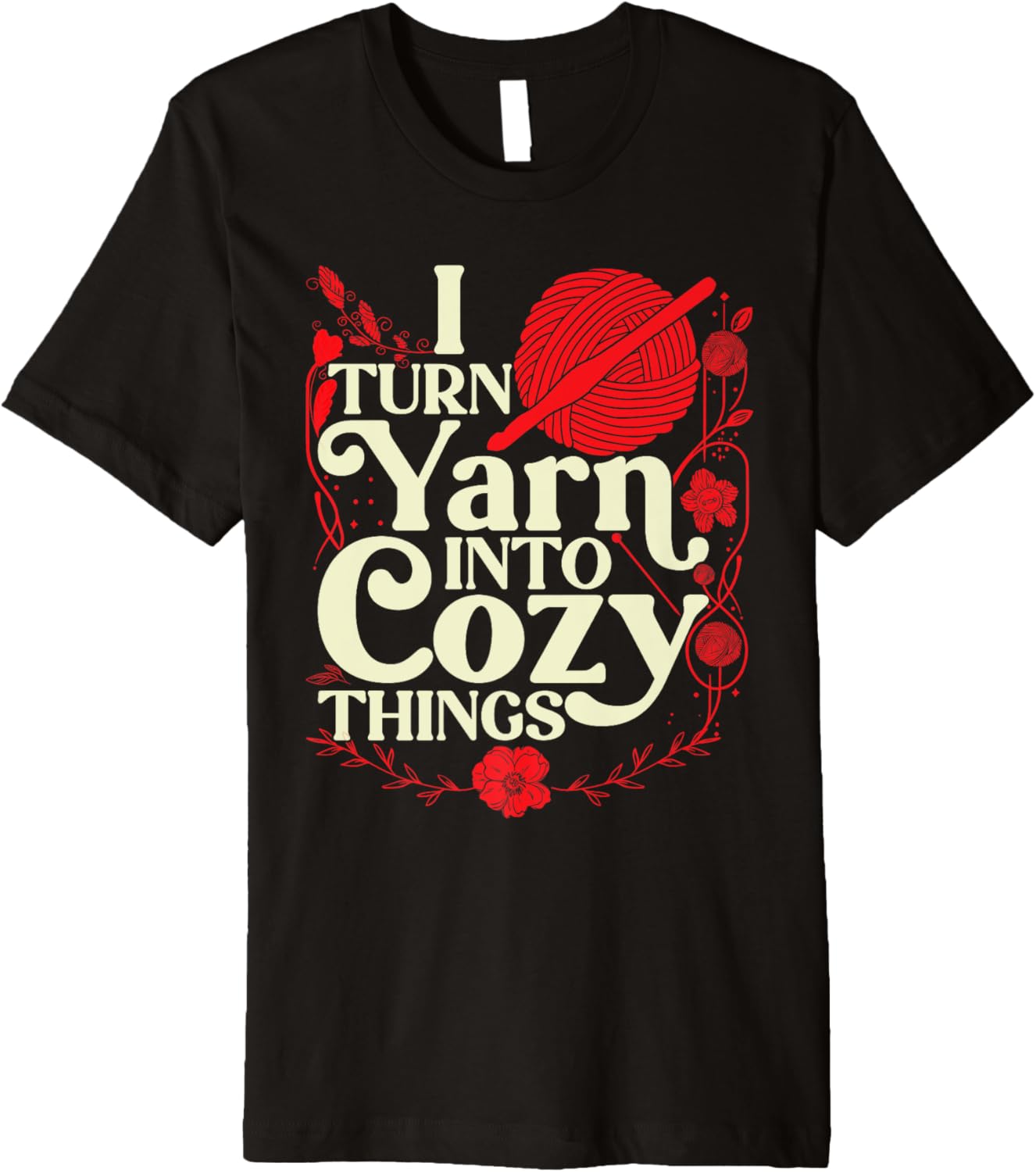 Yarn Crocheter Crochet Crocheting Knitter Premium