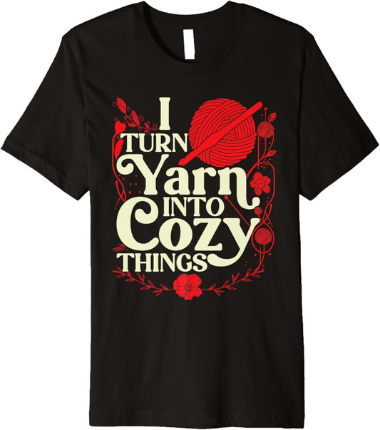 Yarn Crocheter Crochet Crocheting Knitter Premium