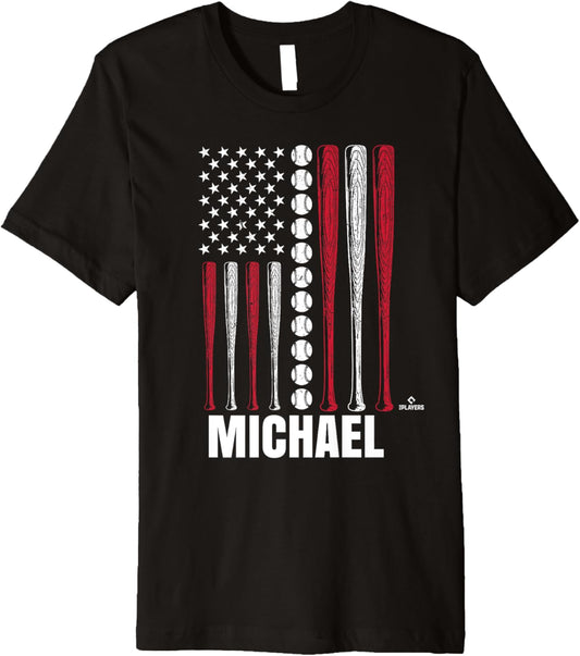 Baseball American Flag Michael McGreevy Prospect Baseball Premium