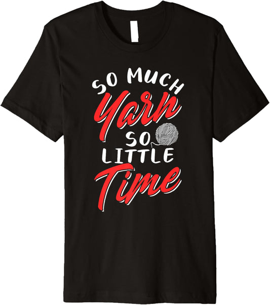 Funny Knitting Yarn Wool Design Premium