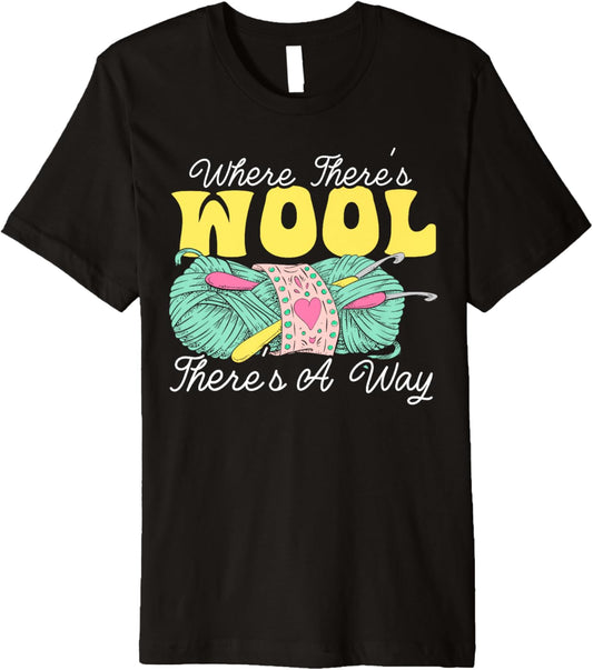 Crocheting Crochet Crafty Knitter Yarn Collector Knitting Premium