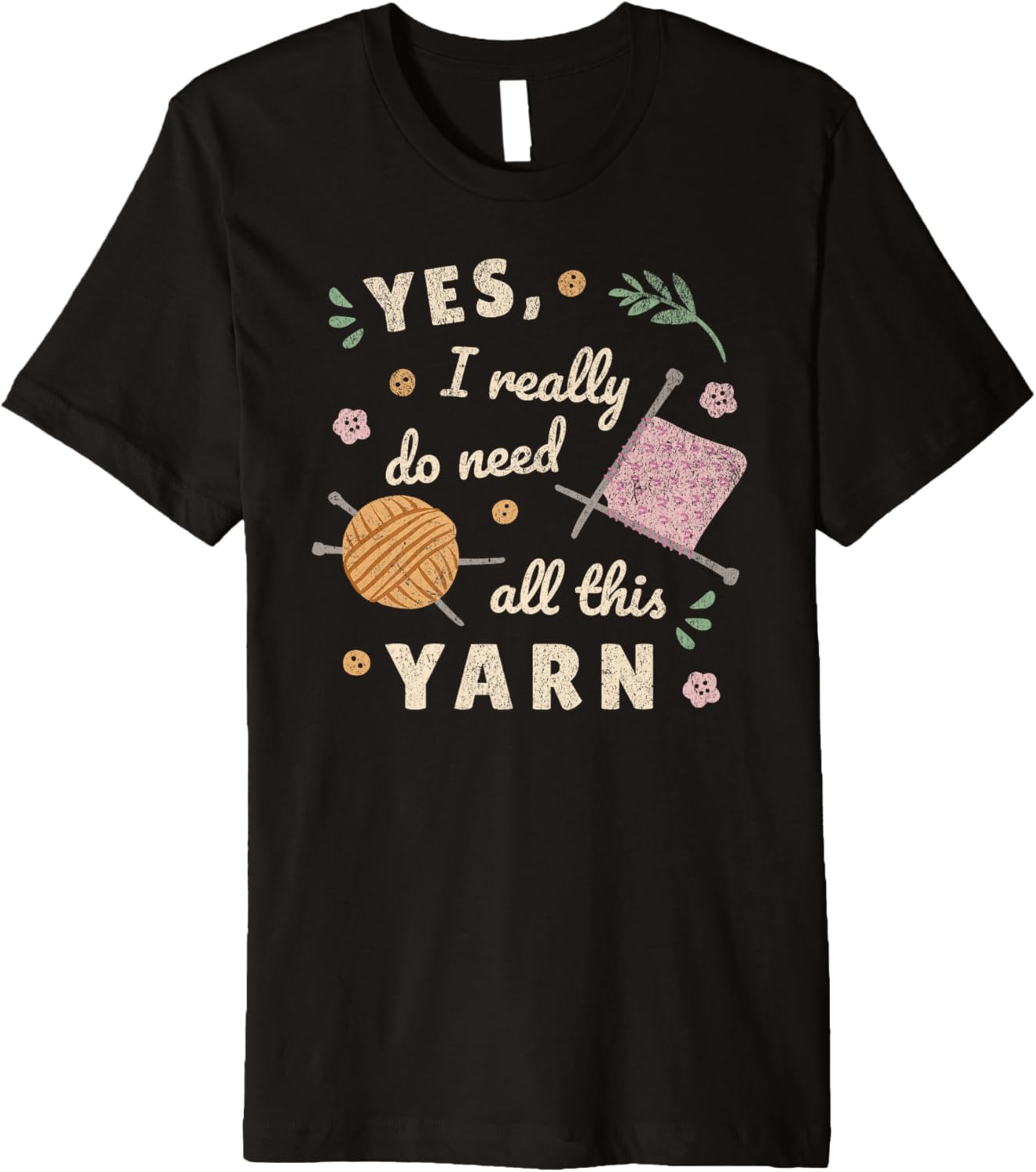 Yes I really need all this Yarn crocheting Knitting Retro Premium