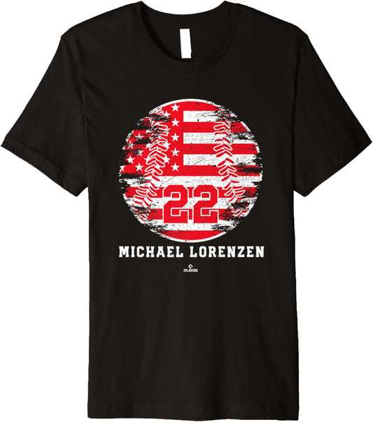 Vintage Baseball Flag Michael Lorenzen Philadelphia MLBPA Premium