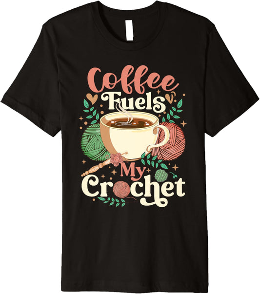Coffee Crochet Crocheting Yarn Premium