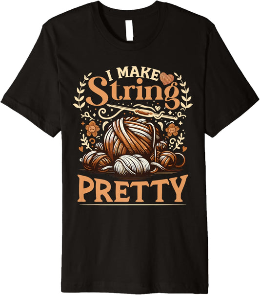 Crocheter Crocheting Crochet Yarn Funny Premium