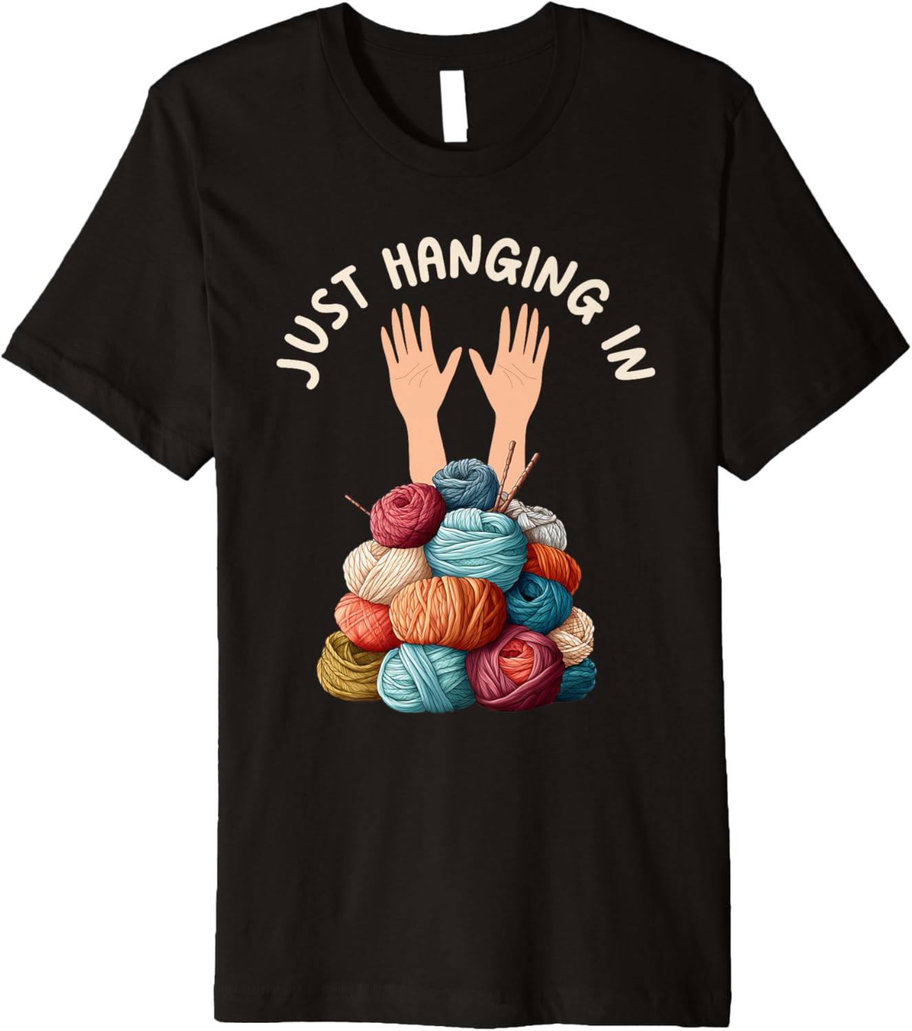 Yarn Collection JUST HANGING IN Funny Yarn Collector Premium