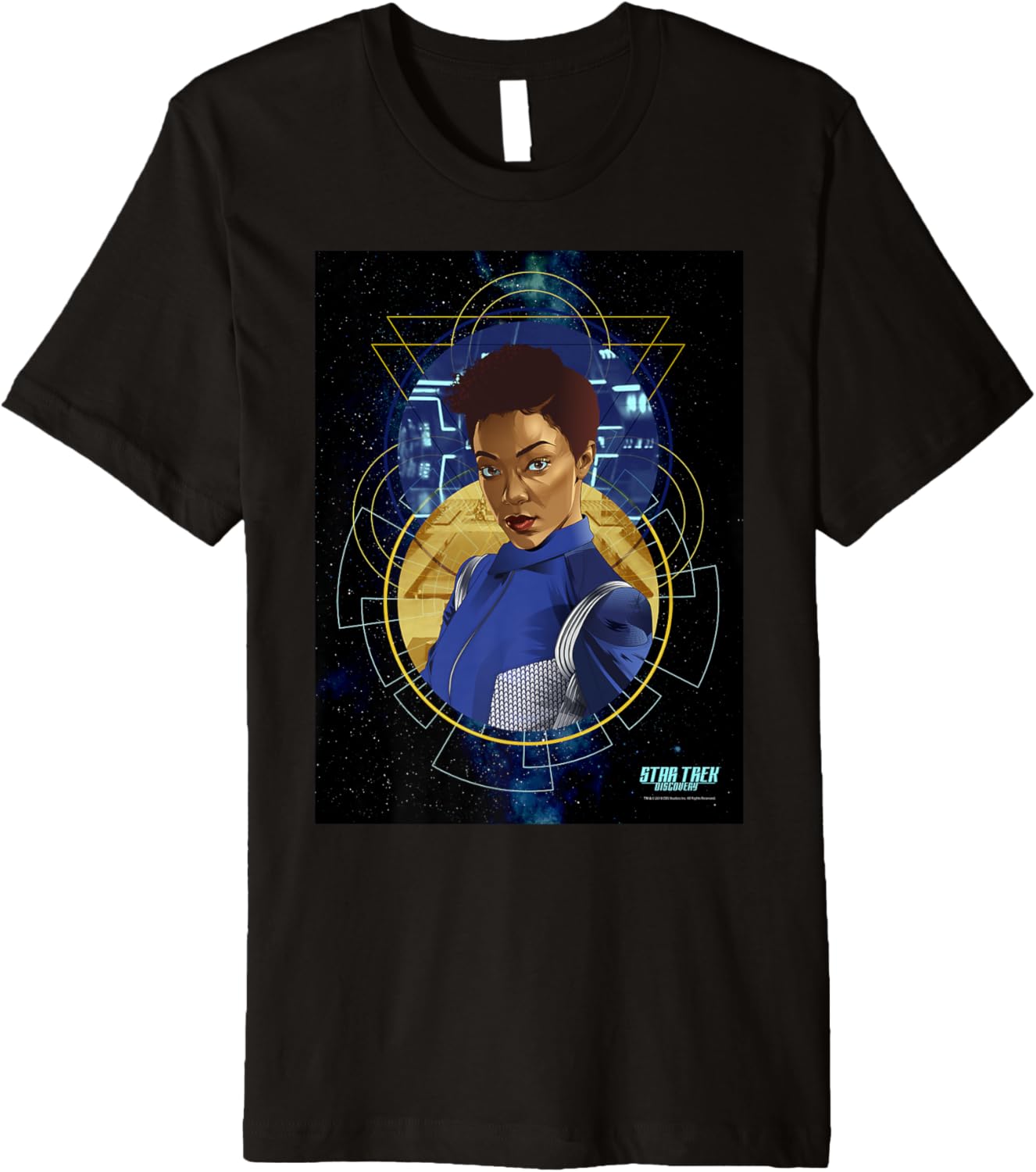 Star Trek Discovery Michael Geometric Space Premium T-Shirt Premium