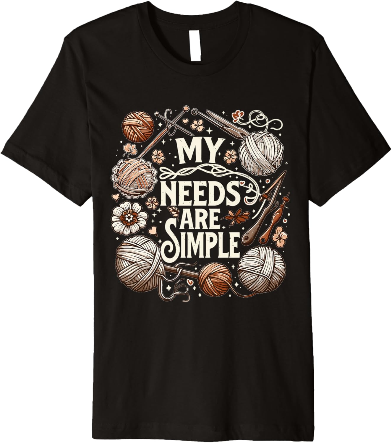 Funny Crochet Crocheting Yarn Knitter Premium