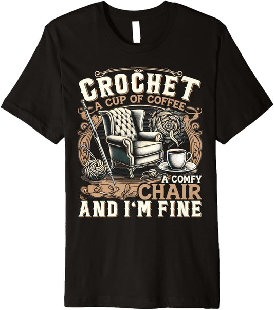 Crocheter | Coffee | Crocheting | Yarn | Crochet Premium