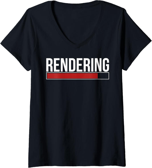 Womens Rendering Filmmaker Filmmaking Filmmakers V-Neck