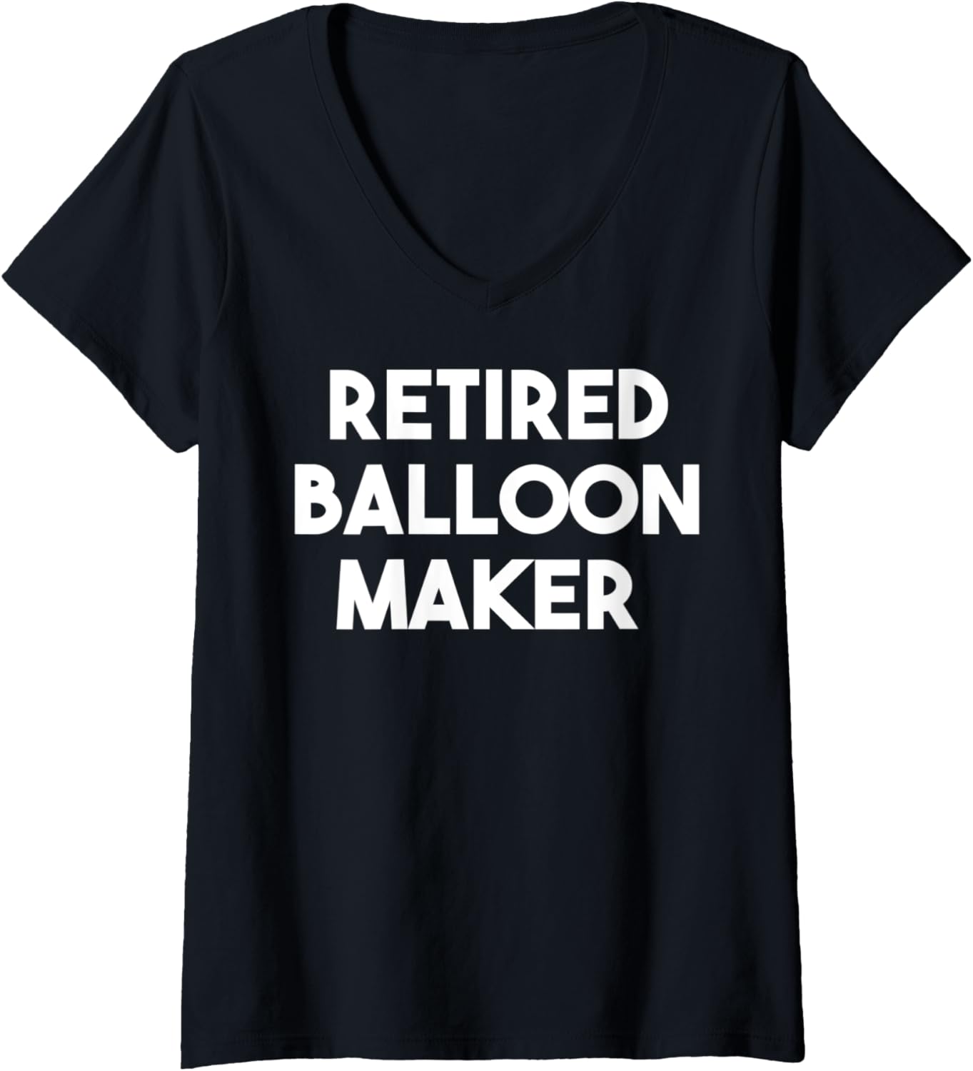 Womens Retired Balloon Maker V-Neck