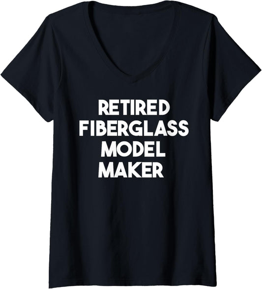 Retired Fiberglass Model Maker V-Neck
