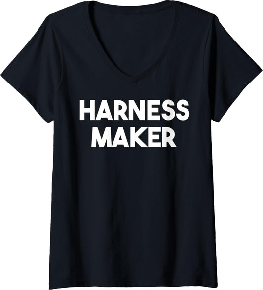 Womens Harness Maker V-Neck