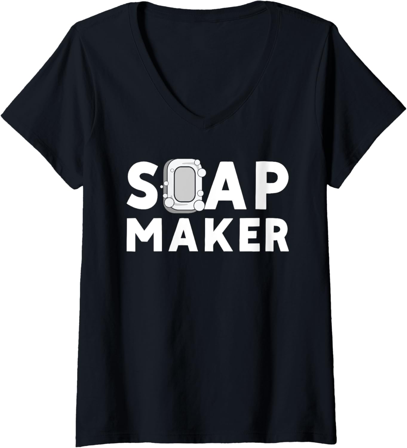 Womens Soap Making Soap Maker V-Neck