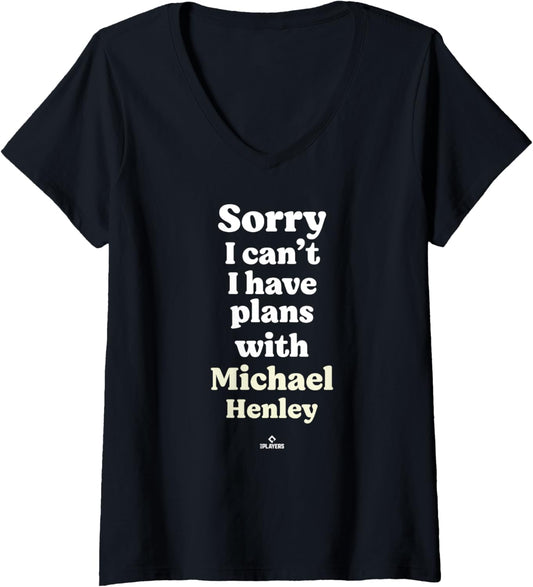 Womens Michael Henley Prospect Baseball Fan Gear V-Neck