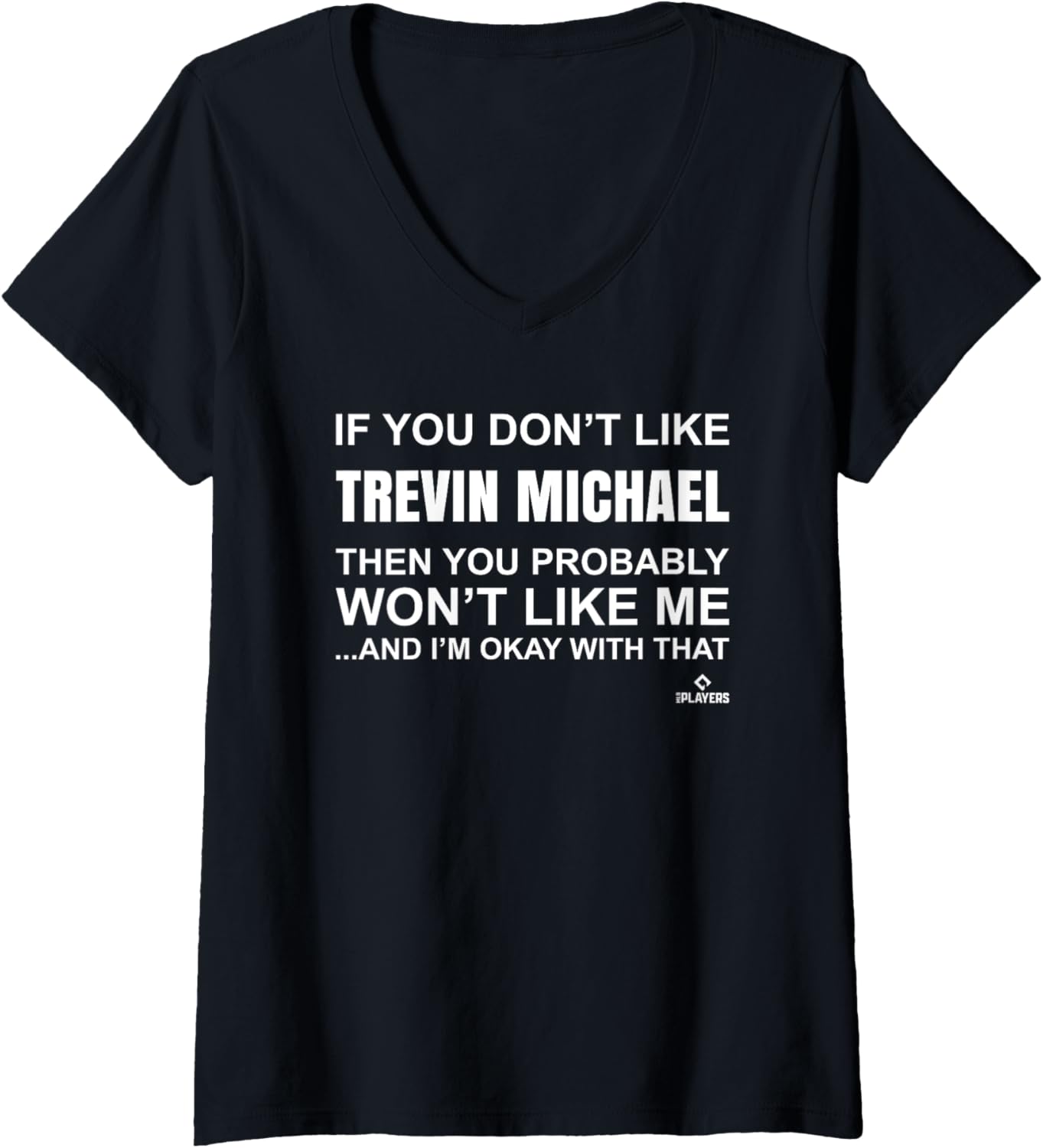 Womens Trevin Michael Prospect Baseball Fan Gear V-Neck