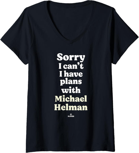 Womens Michael Helman Prospect Baseball Fan Gear V-Neck