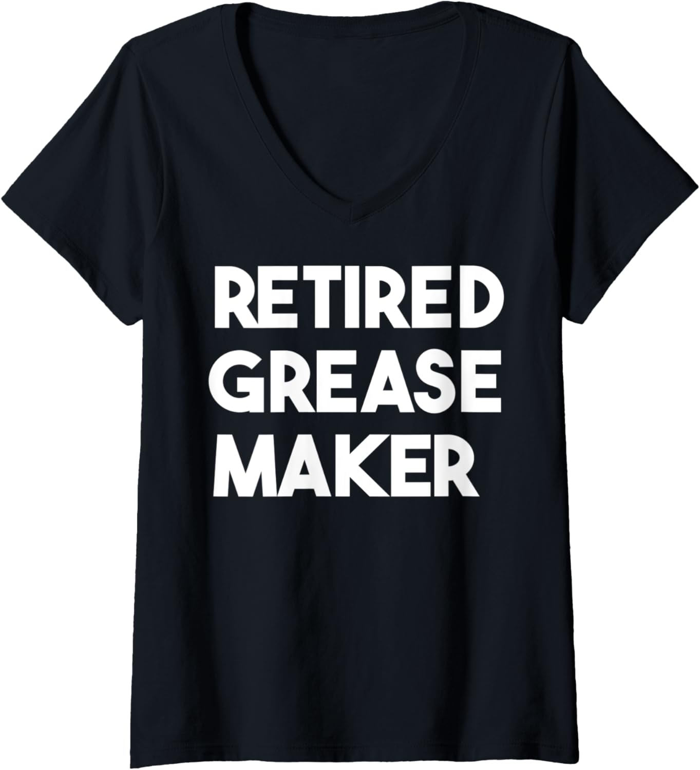 Womens Retired Grease Maker V-Neck