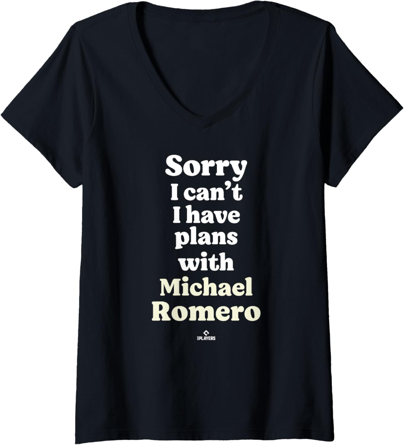 Womens Michael Romero Prospect Baseball Fan Gear V-Neck