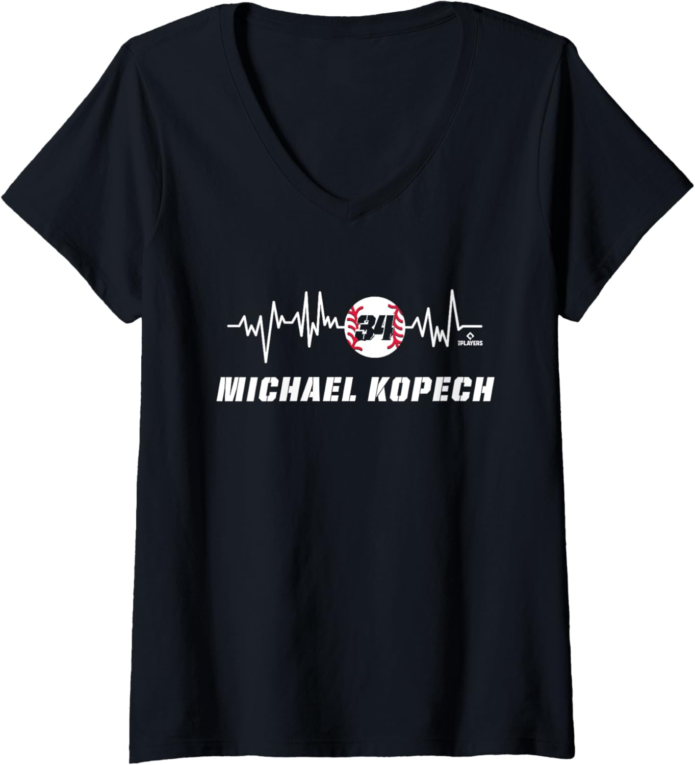 Womens Michael Kopech Heartbeat V-Neck