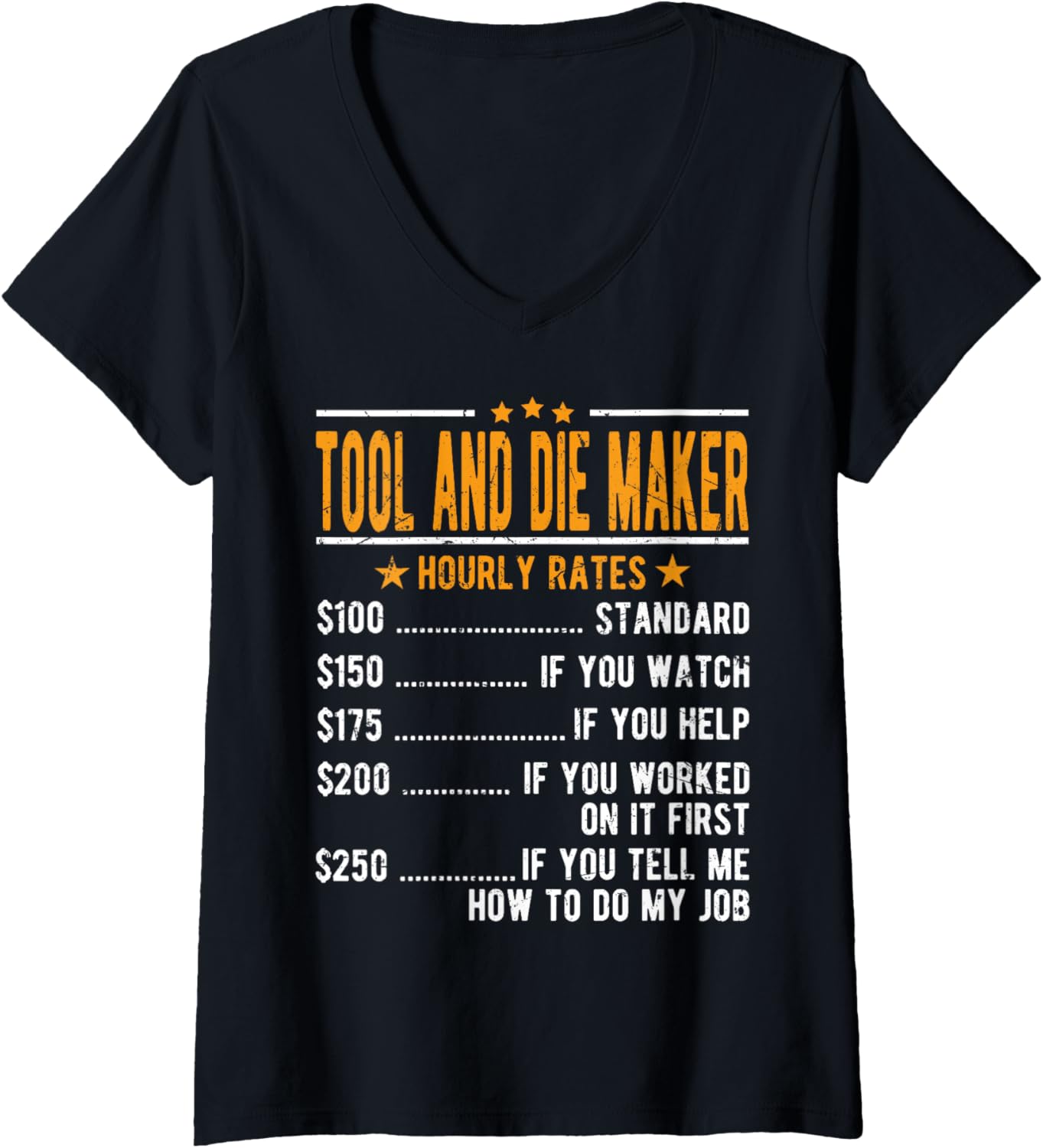Tool And Die Maker Hourly Rates V-Neck