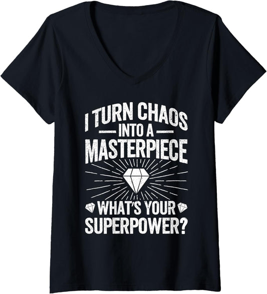 Womens Jeweler Funny Jewelery Maker V-Neck