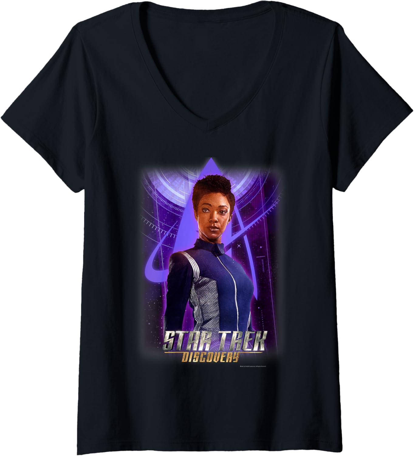 Star Trek Discovery Michael Purple Delta V-Neck