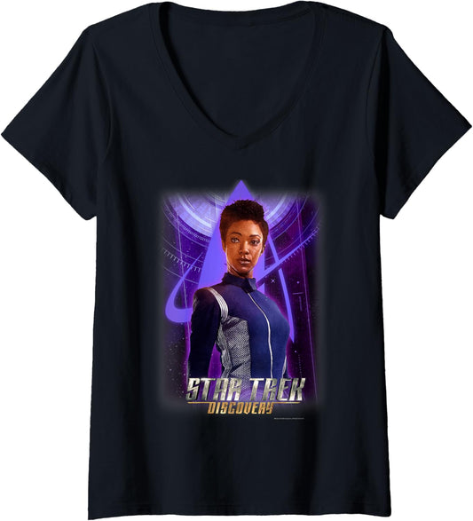 Star Trek Discovery Michael Purple Delta V-Neck