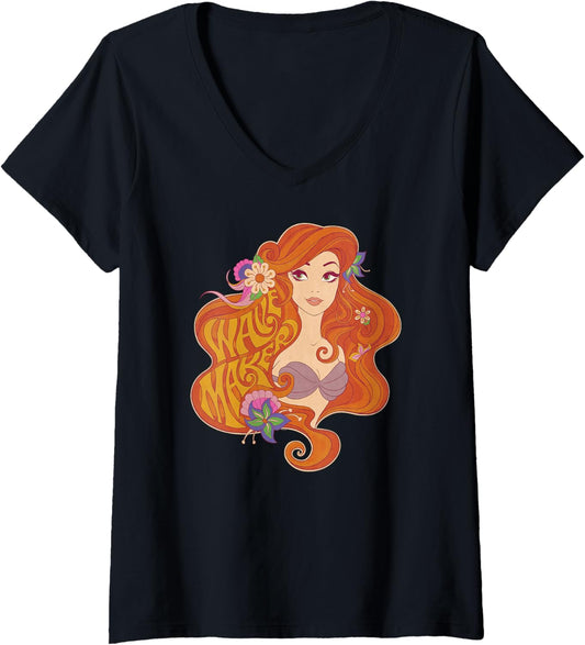 Disney\u2019s The Little Mermaid Princess Ariel Wave Maker V-Neck